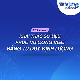 Khóa Học Khai Thác Số Liệu Phục Vụ Công Việc Bằng Tư Duy Định Lượng Thinking School Tự Học Online