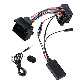 Car AUX Audio Cable Adaptor with Microphone for W169 W245