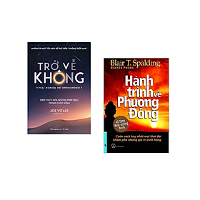 Hình ảnh Combo sách Hay Bán Chạy: Trở Về Không - Trải Nghiệm Ho'oponopono+Hành Trình Về Phương Đông/Tặng Bookmark