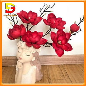 Mua Lọ Hoa Decor Bình Hoa Mộc Lan Cao Cấp Sang Trọng Trang Trí Bàn Trà Kệ Tủ DG-180