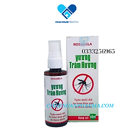 Xịt chống muỗi Vương Tràm Hương 60ml - Châu Ngân Pharma