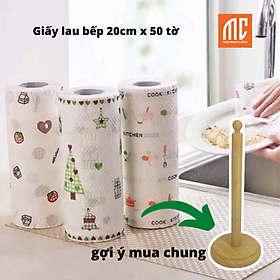 Mua Cuộn giấy lau nhà bếp đa năng vải không dệt có thể tái sử dụng nhiều lần