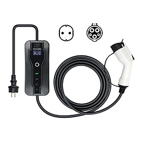 SAEJ1772 Bộ sạc EV di động 16A 3,6kW Type 1 IEC 62196-2 TYPE 2 Dòng điện có thể điều chỉnh cho xe điện xe điện cho xe điện