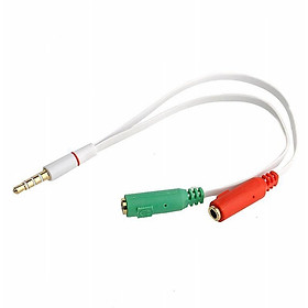 Mua Jack cắm hình chữ U và dây cáp chuyển hai đầu micro và tai nghe thành 1 tiện dụng