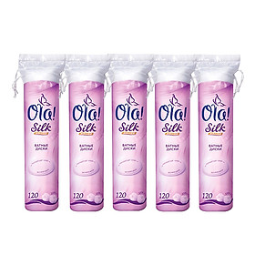 5 Gói Bông Tẩy Trang Ola Silk Sense 120 Miếng