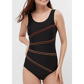 Áo tắm kiểu 1 mảnh kiểu monokini họa tiết viền phía trước