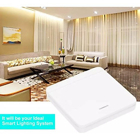 Mua Nút nhấn công tắc điều khiển đèn từ xa dán tường không dây phát sóng RF 433MHz. Loại 2 hoặc 3 phím bấm  màu trắng