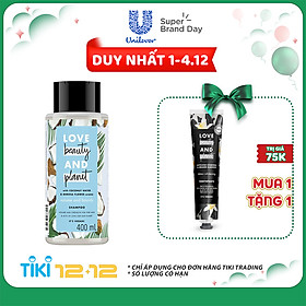Dầu Gội Tóc Bồng Bềnh Love Beauty And Planet Volume and Bounty 400ml