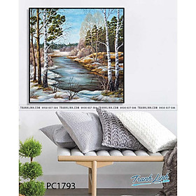 Bộ tranh Canvas treo tường trang trí phòng khách PHONG CẢNH PC1793