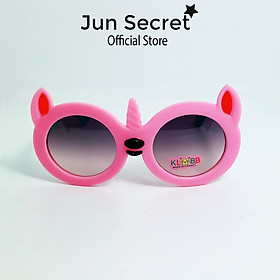 Kính mát trẻ em gọng nhựa Jun Secret hình dáng ngộ nghĩnh phù hợp bé trai và bé gái từ 1 tới 5 tuổi JS202210