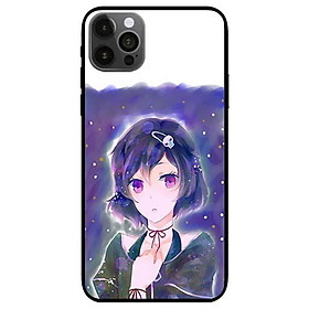 Ốp lưng dành cho iPhone 11 / 11 Pro / 11 Pro Max - Nàng Anime Mắt Tím