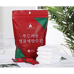 Mua Khăn nén rửa mặt viên kẹo . Bông nở hình viên kẹo gói 20 viên