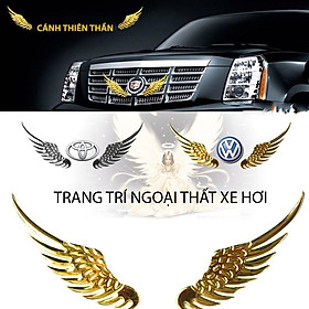 Đôi Cánh Thiên Thần Dán Logo Xe Ô Tô