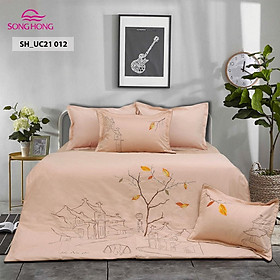Bộ chăn ga gối cao cấp Sông Hồng urban UC21 012