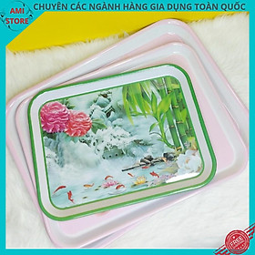 Khay nhựa/ mâm nhựa chữ nhật Melamine đựng đồ/ thực phẩm/ trái cây khay trà nhiều size️