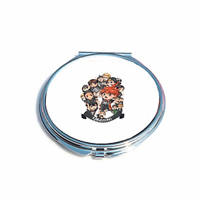 Gương mini cầm tay IN HÌNH Haikyuu - Vua Bóng Chuyền anime chibi