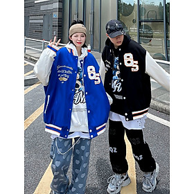 áo khoác dù bóng chày hàn quốc, áo khoác bomber tay phối cá tính, áo khoác dù phối viền đẹp phong cách,ÁO KHOÁC BÓNG CHÀY BOMBER UNISEX - Áo khoác Dù jacket unisex