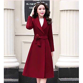 Áo khoác dạ phom dài cổ V BEYEU1688 - BY4486
