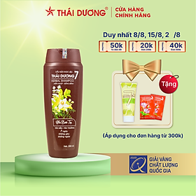 Dầu gội dược liệu Thái Dương 7 200ml  480ml  1100ml - 200 ml