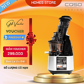 Mua Máy Ép Chậm Caso SJW550 - Nhập Khẩu Đức Tự Vệ Sinh Làm Sạch Đường Kính Ép Lớn 7.5 Cm Ép Kiệt 99% Dung Tích 0.6 Lít Độ Bền Cao Công Suất 240 W - Hàng Nhập Khẩu