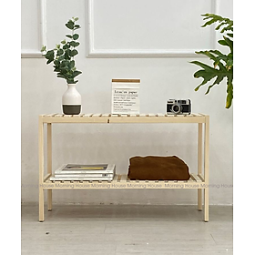 Mua KỆ ĐỂ GIÀY DÉP GỖ THÔNG- Dài 80cm - 2T800