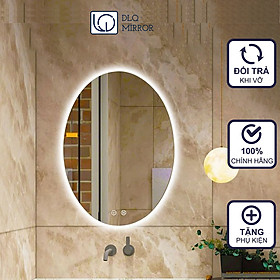 Mua Gương Led Cảm Ứng Treo Tường Hình Elip Kích Thước Theo Yêu Cầu DLQ INTERIORS Trang Trí Nhà Cửa  Phòng Tắm