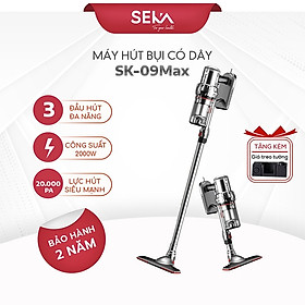 Mua Máy Hút Bụi Cầm Tay SEKA SK-09Max Công Suất 2000W Lực Hút Cực Mạnh Làm Sạch Dễ Dàng - Hàng chính hãng