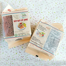 Bún gạo lứt Jimmy (1 thùng - 16 gói) - Phù hợp ăn kiêng và tốt cho người tiểu đường