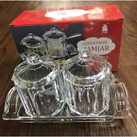 Mua Bộ hũ đựng mắm giấm nhựa pha lê cao cấp rơi không vỡ tất tiện lợi cho gia đình và các nhà hàng GDTH