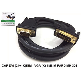 Mua Cáp chuyển DVI (24+1) ra VGA (màn hình cổng VGA) dài 1.8m M-Pard MH303 - Hàng nhập khẩu
