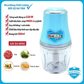 Mua Máy Xay Sinh Tố Đa Năng Thủy Tinh Cao Cấp  Xay Đá   Xay Hạt  Xay Thịt (Xanh) - Hàng chính hãng