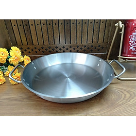 Mua Chảo inox 2 quai 3 đáy 36 Cm dày – Chảo xào  chiên  rán INOXCENTER83