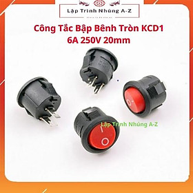 Mua  Lập Trình Nhúng A-Z  G27  Công Tắc Bập Bênh Tròn KCD1 6A 250V 20mm