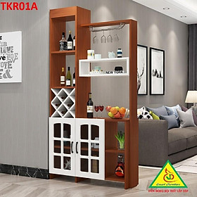 Mua TỦ KỆ TRANG TRÍ KIÊM VÁCH NGĂN TKR01A - Nội thất lắp ráp Viendong Adv