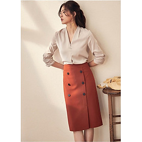 CHÂN VÁY 6 NÚT HANA