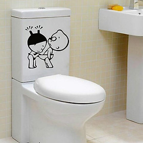 Mua Hình dán decal trang trí toilet  bồn cầu  nhà vệ sinh chống thấm nước họa tiết siêu dễ thương