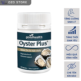 Hình ảnh Goodhealth Oyster Plus Tinh Chất Hàu 60 Viên - Tăng Cường Sinh Lý - Cải Thiện Chất Lượng Tinh Trùng - Hàng Chính Hãng New Zealand