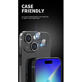Kính Cường Lực Camera Mipow KingBull Dành Cho iPhone 15 BJ15A Hàng Chính Hãng
