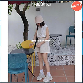 Áo 3 lỗ nữ 1HITSHOPUNISEX áoTanktop basic cotton mát hút mồ hôi nhiều màu form rộng