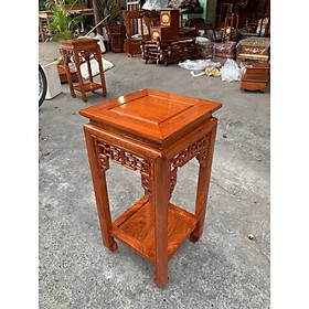 Đôn vuông gỗ hương cao 60cm cực đẹp