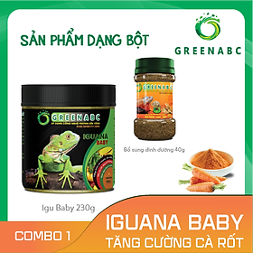 Thức ăn bò sát IGUANA BABY VỊ CÀ RỐT