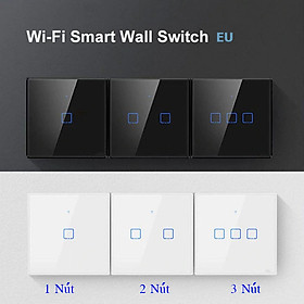 Mua Công tắc wifi cảm ứng âm tường thông minh TX T2EU T3EU 1 2 3 Kênh hình vuông