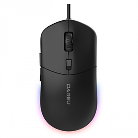 Chuột gaming DareU LM121 Black | RGB | Silent Click | DPI 6400 - Hàng chính hãng