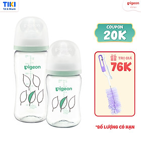 Bình Sữa Softouch T-Ester Plus Thế Hệ III - Chiếc lá 200 ml/300ml