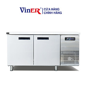 [HÀNG CHÍNH HÃNG] Tủ bàn lạnh 1m2 cánh inox Viner