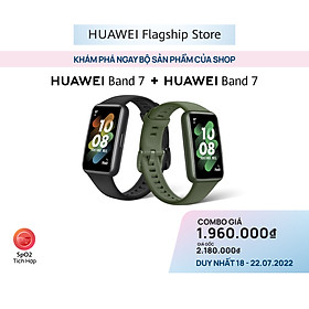 Mua Bộ Sản Phẩm (Vòng đeo tay HUAWEI Band 7 + Vòng đeo tay HUAWEI Band 7) | Hàng Chính Hãng