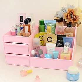 Mua KHAY ĐỰNG MỸ PHẨM ️  ️ Khay Đựng Mỹ Phẩm 2 Tầng Nhiều Ngăn Đựng Đồ Đa Năng