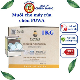 Muối rửa bát cho máy rửa chén bát Fuwa3e làm mềm nước 1kg,Chống Canxi đóng cặn trong máy,Cuong fuwa shop