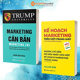 Combo Sách Marketing - Bán Hàng : Marketing Căn Bản + Kế Hoạch Marketing Trên Một Trang Giấy