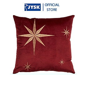 Mua Gối trang trí | JYSK Rind | polyester | đỏ | R45xD45cm